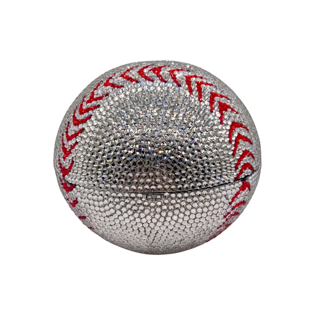 Rhinestone Clutch bag nuevo bolso de diamantes de béisbol bolso de banquete europeo bolso de diamantes para mujeres