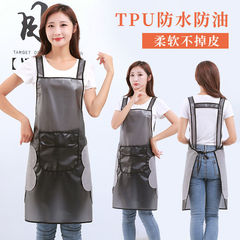 防水防油透明圍裙TPU男女廚房家用做飯寵物水產游泳印字LOGO批發