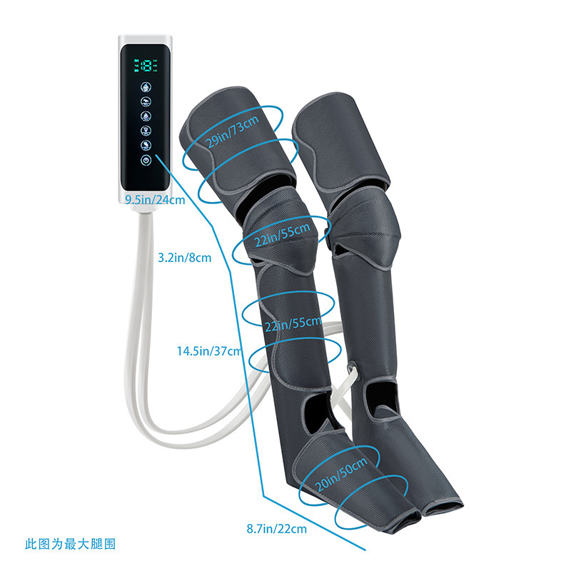 電動レッグマッサージャー多機能エアウェーブ空気圧マッサージ器加熱機能付き家庭用卸売リモコンフットバス|undefined