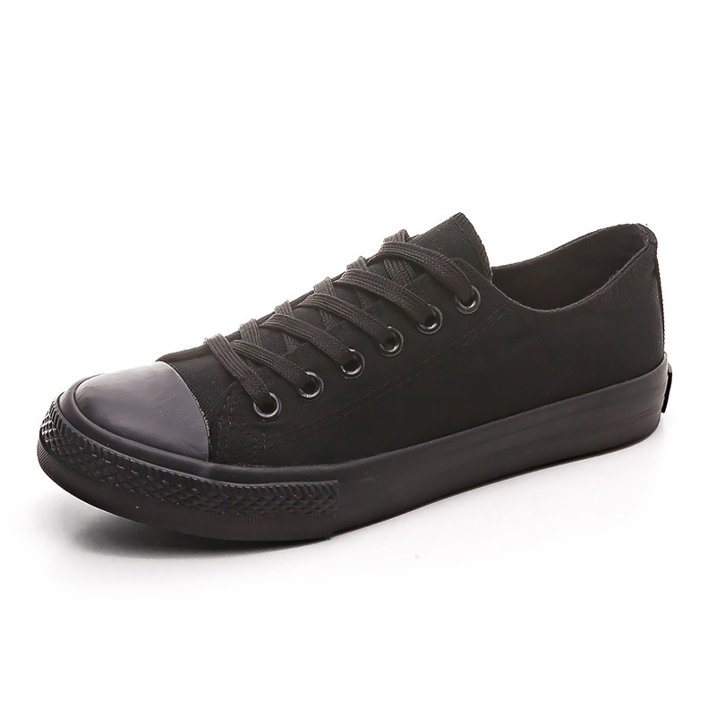 Zapatos negros pequeños zapatos de tela de estudiantes zapatos de entrenamiento de pista y campo zapatos planos de correa zapatos deportivos zapatos de baile zapatos de mujer