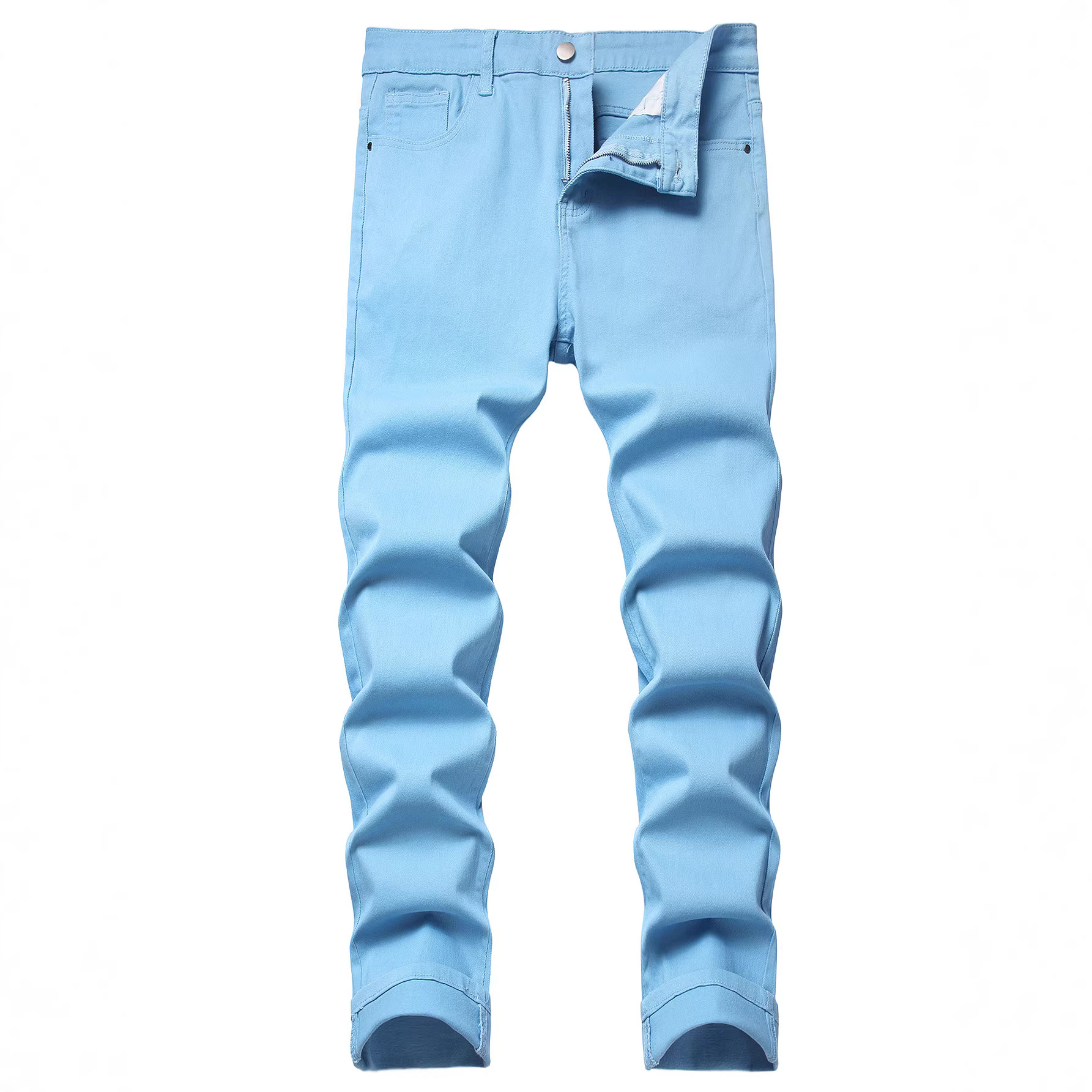 Herrenbekleidung: Modische und bequeme Jeans mit Rissen, trendigem Stretch und Strasssteinen für formelle und legere Anlässe._voghion.com
