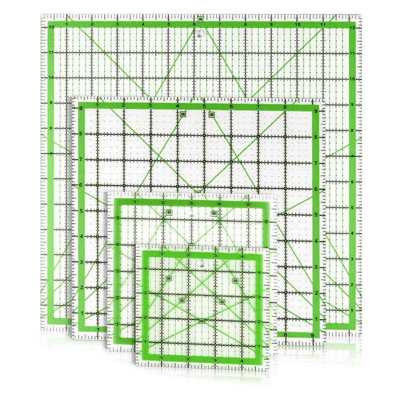 Bolsa de burbujas de papel kraft antideslizante con regla verde