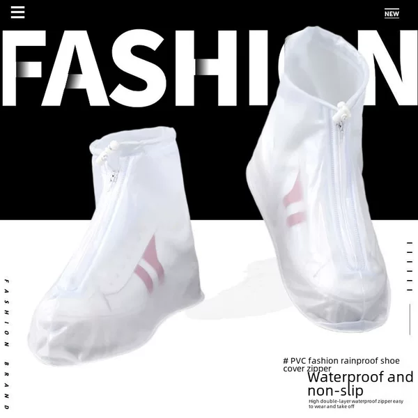 Rainproof Shoe Cover Factory Wholesale Thickened Wear-resistant Adult Rain Shoe Cover Travel Outdoor Fashion Waterproof Shoe Cover for Men and Women