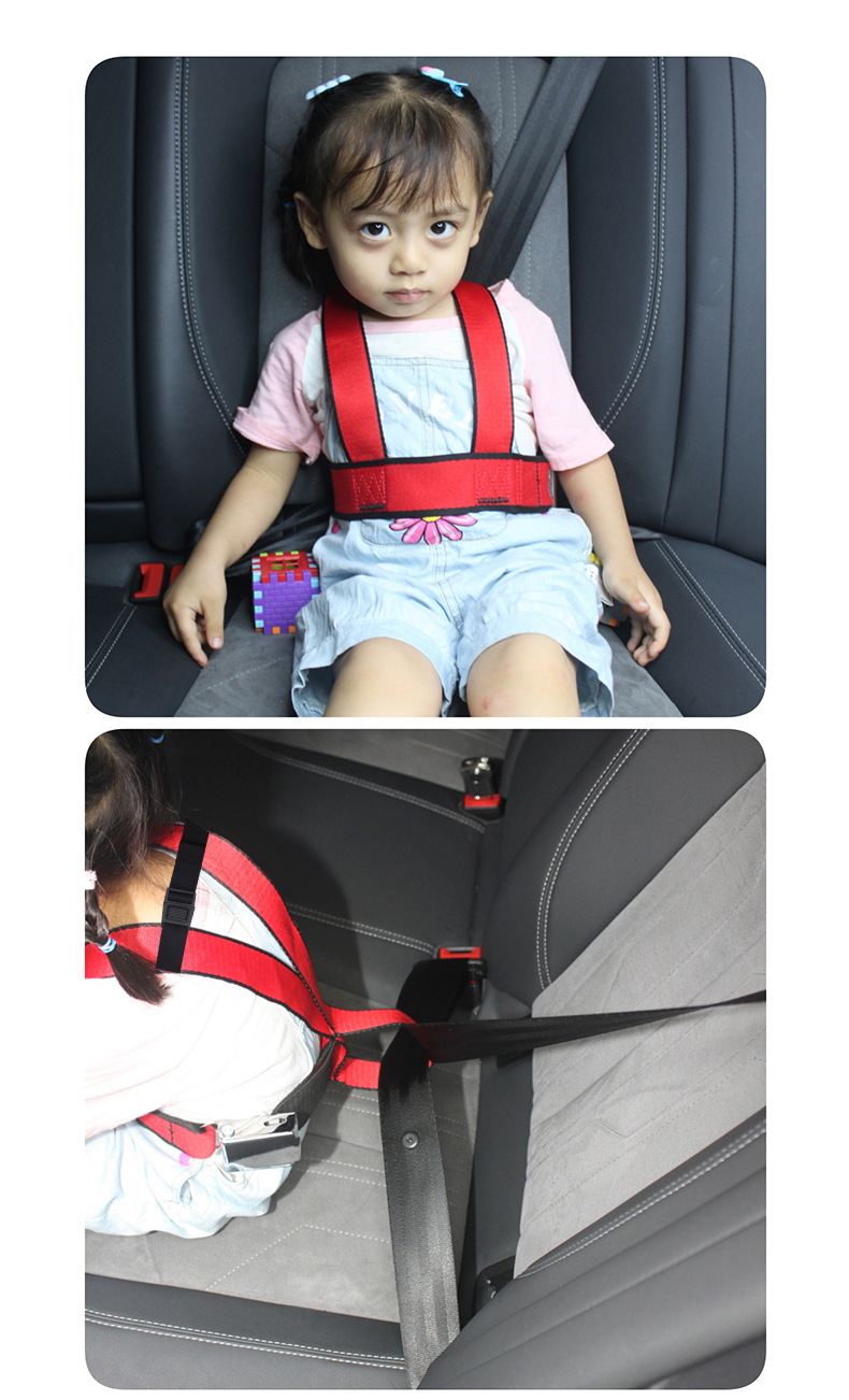 Universal Multifunctional Anti-Fall Harness for Car Seats, Car-Mounted Baby Carrier, Child Safety Fixing Belt, Protective Gear