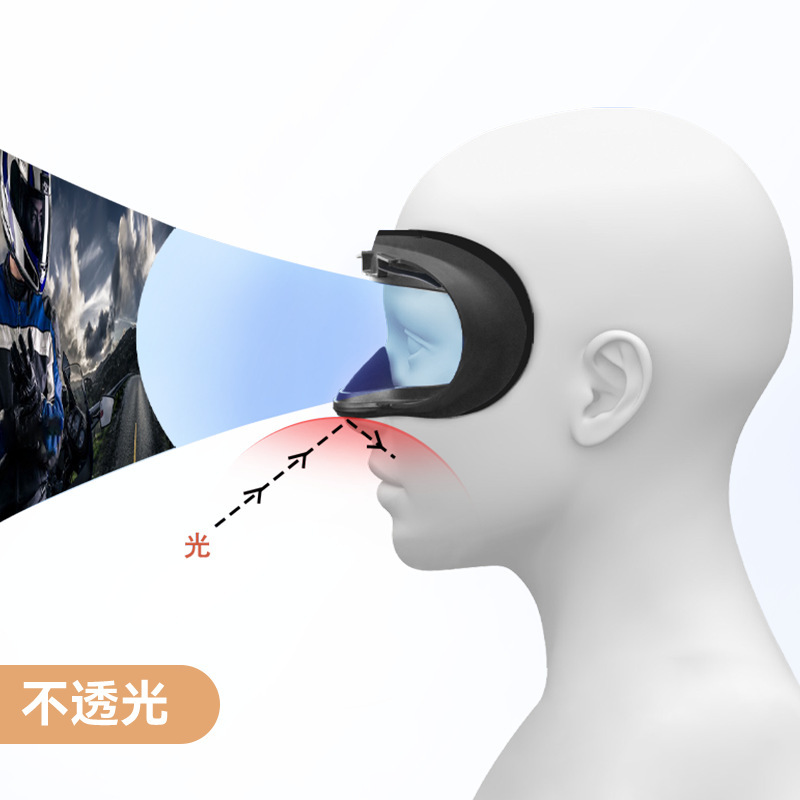 クロスボーダーオキュラスクエスト 2 マスク VR メガネ交換用遮光防汗保護カバー保護ケース交換用アクセサリー|undefined
