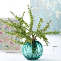 仿真植物家居裝飾軟膠帶果尤加利 花束手捧花插花森系綠植尤加利