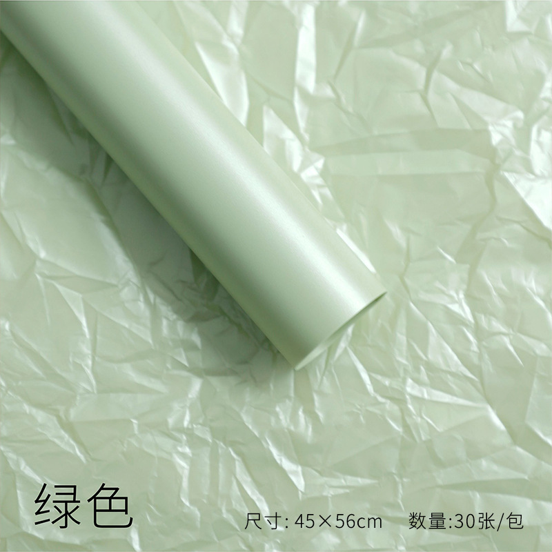 Papel de pera perla impermeable base de ramo de papel de forro papel de embalaje de flores al por mayor para hornear papel de embalaje floral