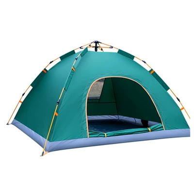 Avtomobil dam çadırları – Outdoor Camping Portable Folding Automatic - dark-green-single-door-single-window-1-2-people