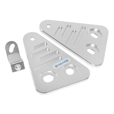 plate – Motorcycle frame - headlight-bracket-silver