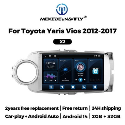 DVD Navigation – Yaris Vios 2012-2017 Android