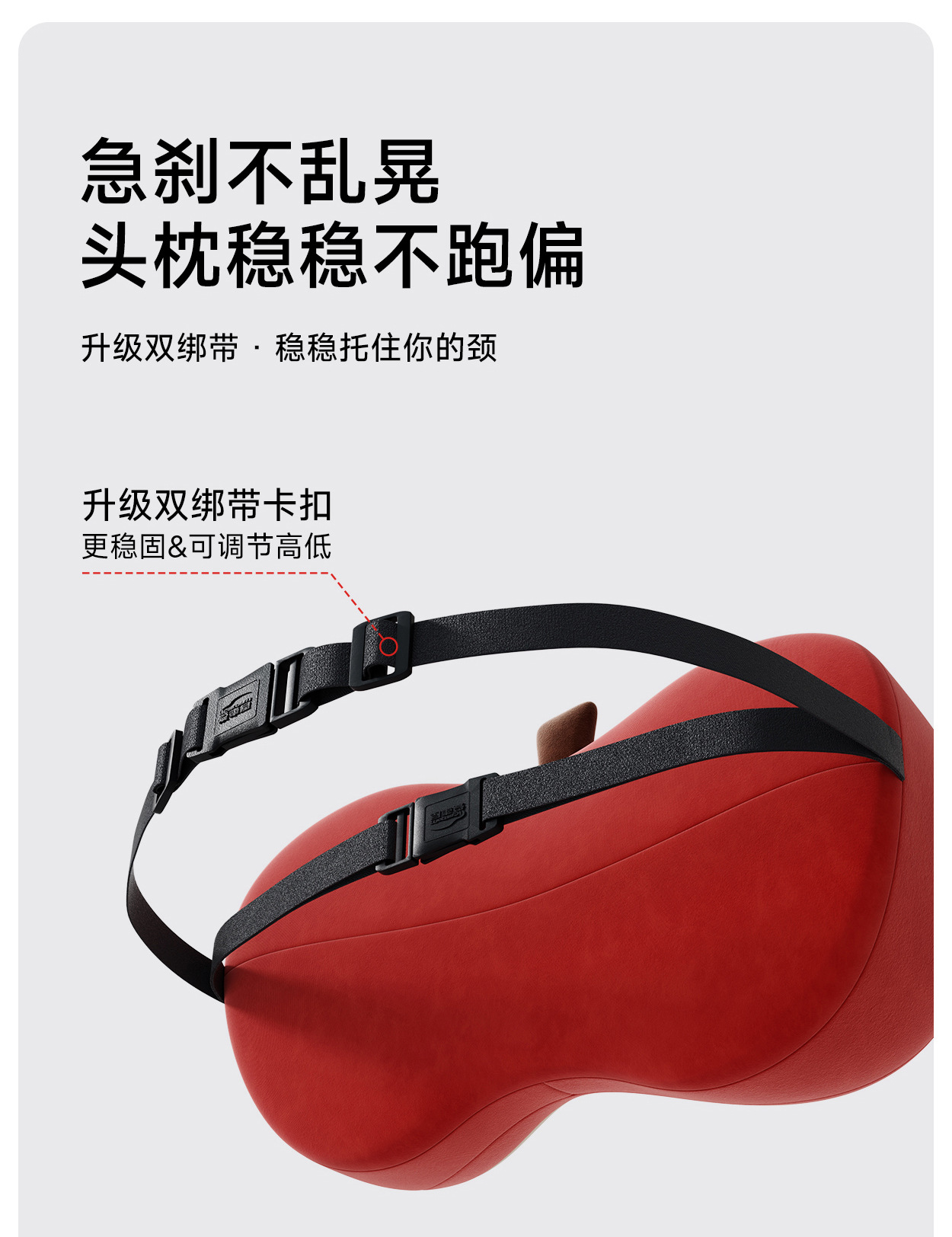 Aicarwu Car Lumbar Support Cushion, Car Seat Backrest Pad, Driving Headrest, Neck Pillow, Backrest Pillow Set for Women