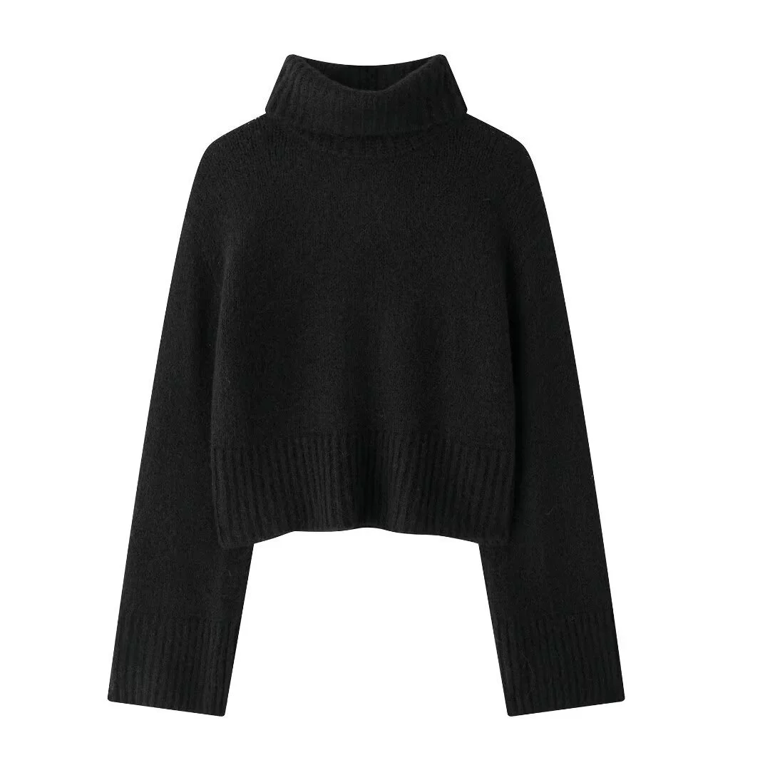  colored knitted sweater, европейский стиль