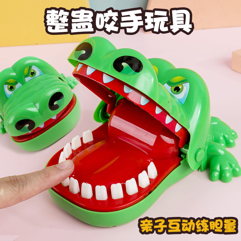 Tricky Toys Toys Shark Tooth Extraction Game Bite Finger Crocodile Toys Wholesale