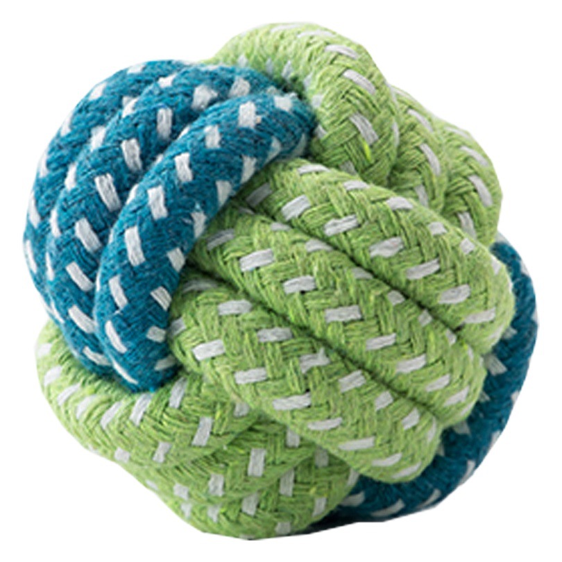 Perro molar alivio nudo de juguete perro mordedura cuerda traje Golden Retriever Teddy Bomei cachorro perro grande y pequeño Bola de juguete