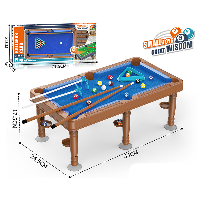 Juguetes de mesa de billar para niños transfronterizos 6 en 1 juegos de mesa multifuncionales de baloncesto de fútbol interior y exterior conjunto de interacción entre padres e hijos