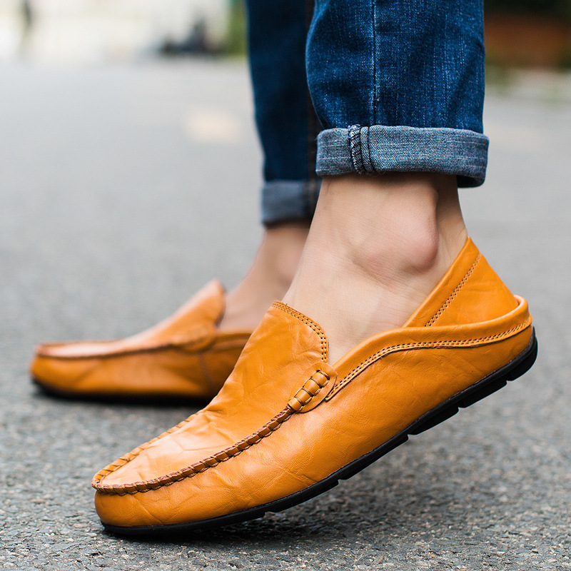 Chaussures habillées en cuir de style rétro britannique pour hommes, de grande taille, décontractées et de petite taille, 38 à 47 mètres_voghion.com