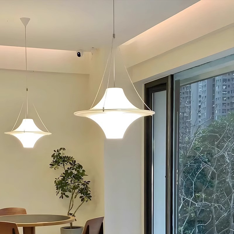 北欧Lokki海鸥中古餐厅吊灯法式复古书房创意客厅卧室吧台飞碟灯|undefined