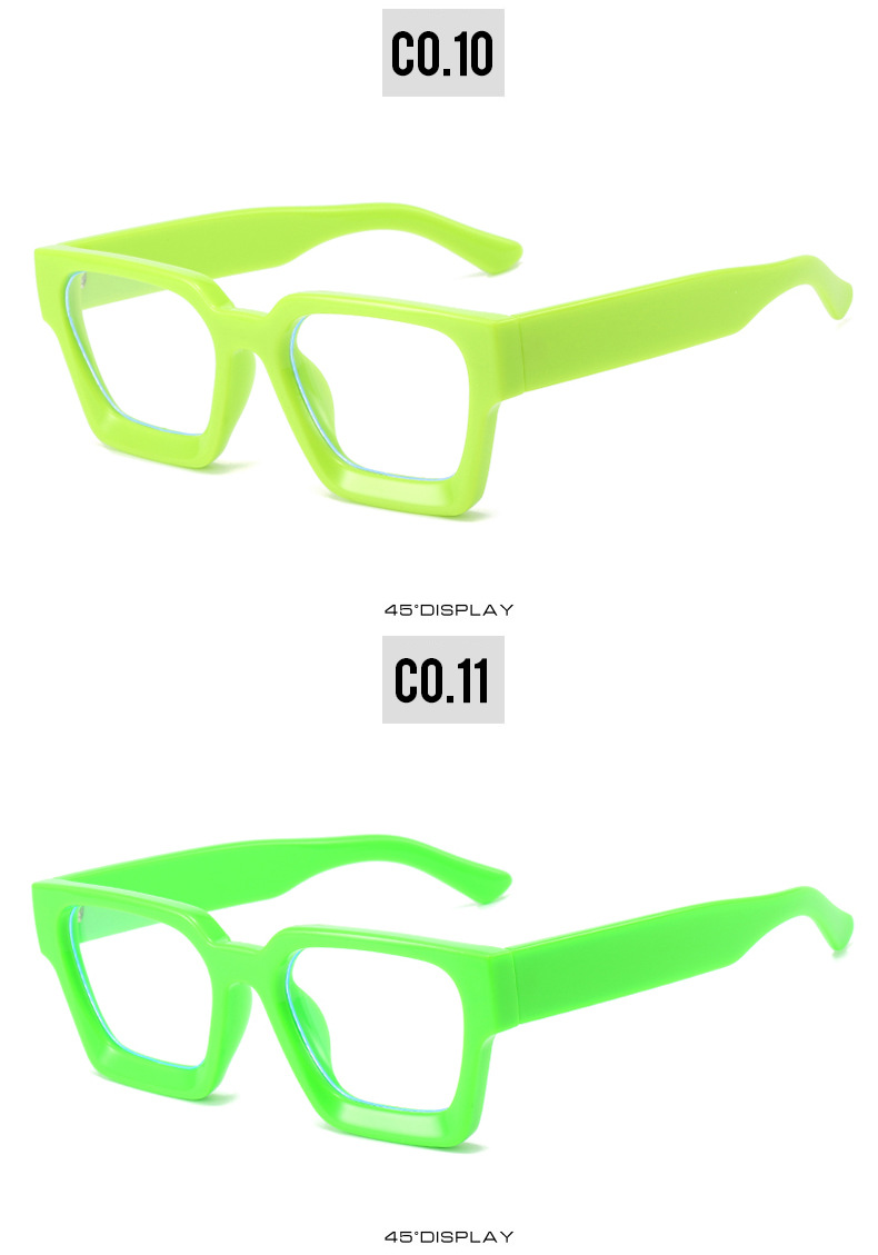 45g Weight Full Frame Glasses Structure Glasses Classification Ac Lens Material Square Glasses Style Daily Occasion Solid Color, Leopard Pattern All Seasons Season Unisex Gender Simple Style Style Simple Style Solid Color Leopard Ac Square Full Frame Optical Glasses 9