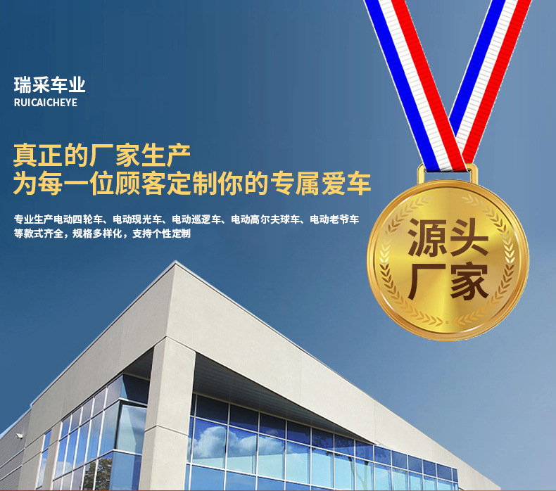 Pickup Patrol Vehicle, Campus and Factory Property Security Vehicle, Open-Type Inspection Vehicle, Enclosed Electric Patrol Vehicle, Shuttle Vehicle