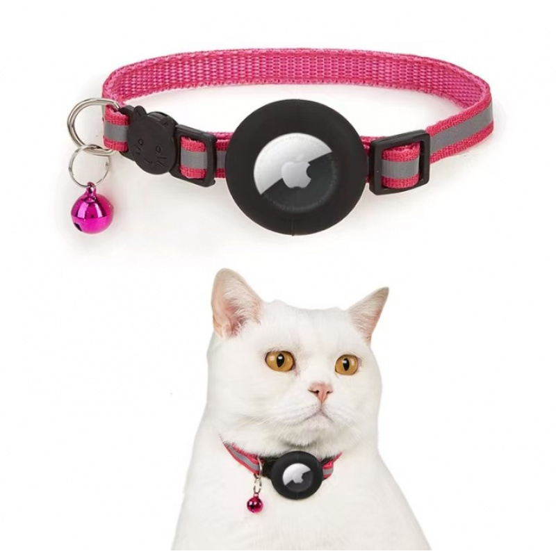 Spot 24h cabello collar de gato anti-pérdida transfronterizo para Apple airtag tracker gato collar joyería silicona
