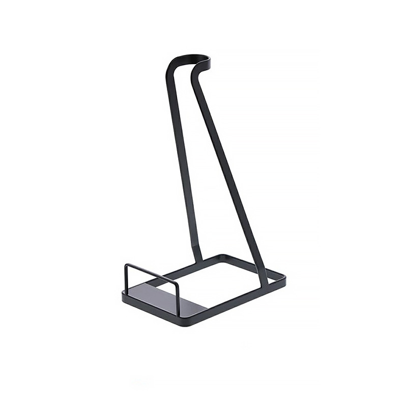 Transfronterizo simple plegable de estilo japonés aspiradora estante de almacenamiento de hierro fregona estante de almacenamiento de pie