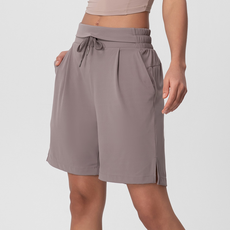 Luluzgly Summer Loose Outdoor Sports Shorts Women's Running Shorts Quick-Drying Yoga Fitness Pants Breathable and Quick-Drying