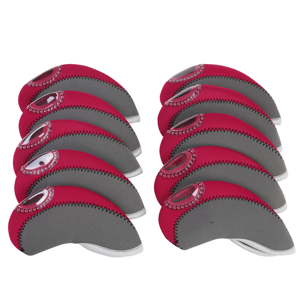 Yuefan Source Supply Juego de gorro de golf de dos colores Juego de hierro de golf Golfheadcovers