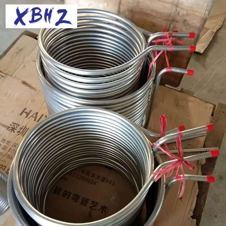 厂家供应不锈钢逆流盘管 啤酒饮料设备盘管 自动化设备冷却盘管