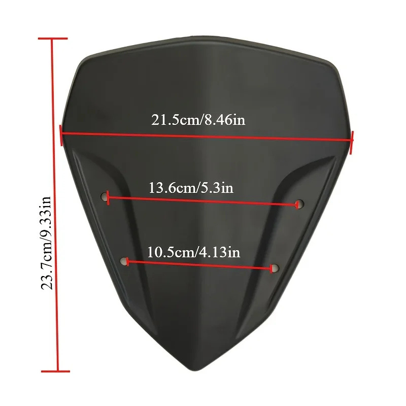Suitable for 20-24 Yamaha Aerox155/Nvx155 Modified Front Windshield Wind Deflector Wind Shield