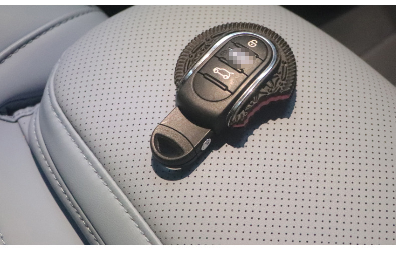 Suitable for Bmw Mini Car Key Shell Keychain Cooper Oreo Cute Key Protection Set for Men and Women
