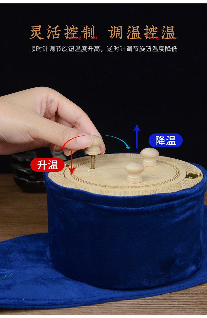 Smokeless Wooden Moxibustion Box Portable Moxa Warmer with 54 Moxa Cones Tweezers for Abdomen and Back Warming quality and texture