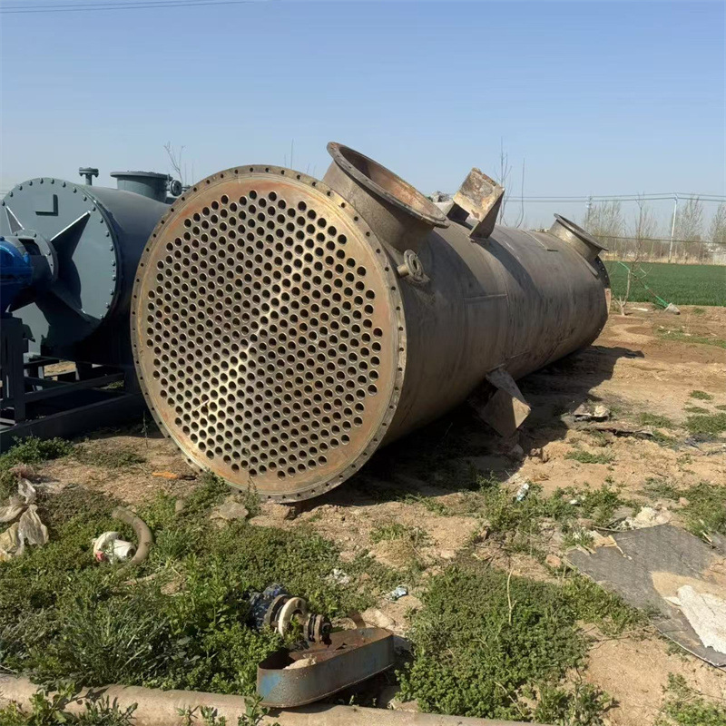 二手全钛才冷凝器 不锈钢列管式冷凝器 不锈钢喷淋式管壳式换热器