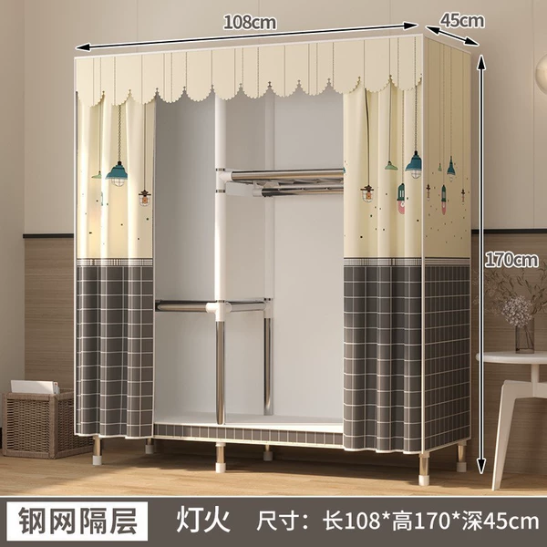 Hanging clothes in various styles, 108cm long and light colors (upgraded and reinforced models come with PP pads)