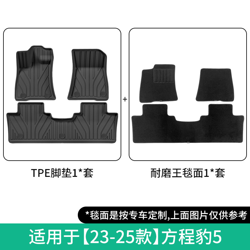 Fangchengbao – Car Floor Mats TPE Modelə uyğun ayaqaltı - 23-25-byd-fang-cheng-bao-5-double-layer-wear-resistant-floor-mat