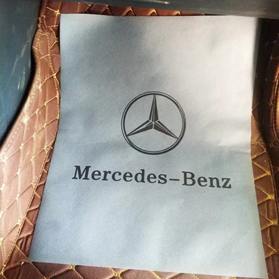 foot pads, car wash shop Ayaqaltılar (Kovriklər) - 50-sheets-5342-gray-mercedes-logo