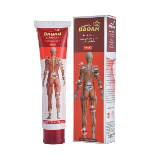 Daqan Cross-Border Full-English Strain and Joint Cream, Gentle Nourishing Body Soothing Muscle Massage Care Ointment for External Use