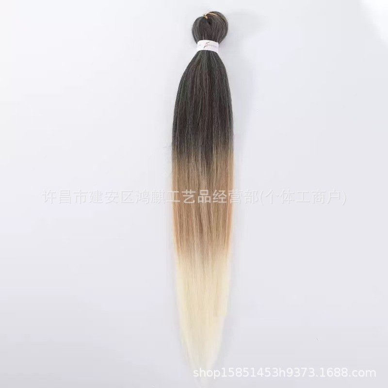 PVC fibra química de baja temperatura fluffy EZ trenza grande trenza fácil trenza image 27