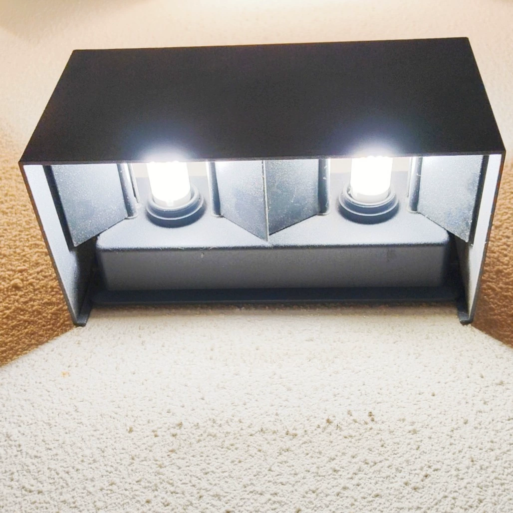 Светодиодный настенный светильник G9 с одной или двумя лампами, диммируемый, с восемью лопастями, для коридора и улицы, с направленным вверх и вниз светом