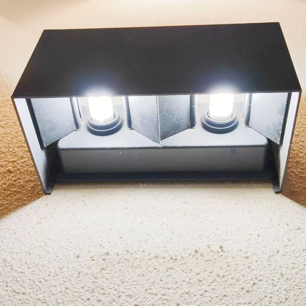 led单头G9双头G9壁灯双头可调光八叶过道走廊室外壁灯上下发光