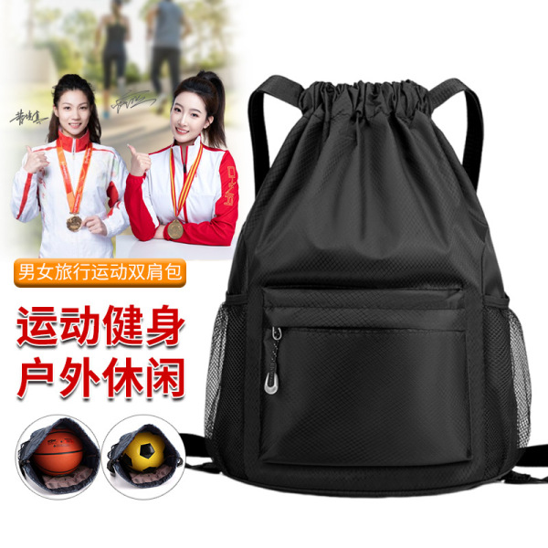 Backpack outside climbing