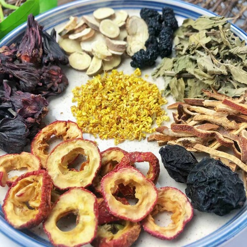 Scented tea ancient sour plum soup raw material package homemade osmanthus ebony sour plum juice drink tea bag wholesale
