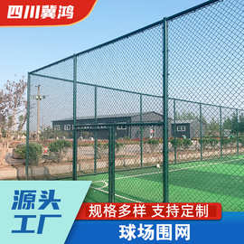 球场围网厂家 室外篮球场浸塑勾花网 低碳钢丝制作 大量现货支持