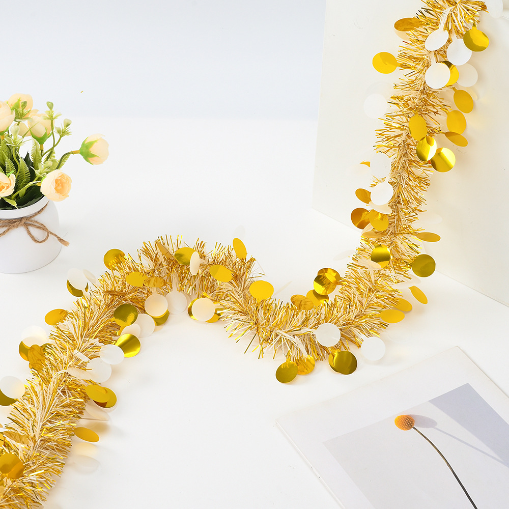 Transfronterizo Amazon bicolor disco barra de color Navidad Fiesta de decoración barra de color 2m 5 capas de cifrado