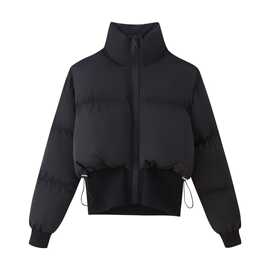 拼接短款棉服外套棉衣  7037