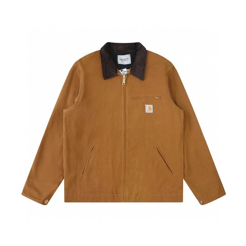 ハイバージョン Carhartt カーハート メインライン デトロイト 5色 薄手 ワークウェア レトロ キャンバス ジャケット|undefined