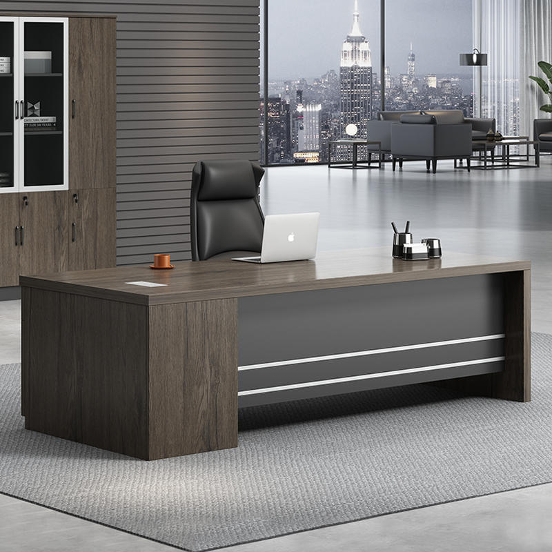 Youyi Office Furniture Boss Desk Supervisor Desk Manager Desk Simple Modern Thickeneded Accessible Luxury Business Desk Desk
