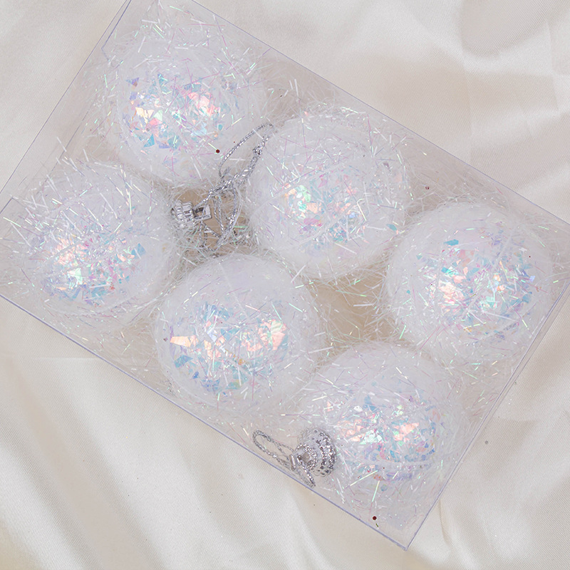 Navidad personalizada joyería de fiestas colgantes colgantes del árbol de Navidad esquinilla peludo decoración colgantes de la escena de Navidad