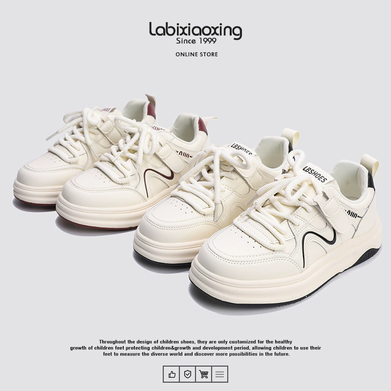 蜡比小星 Кроссовки, обувь, универсальные белые туфли, спортивная обувь для отдыха, 2025 год, тренд сезона, мягкая подошва