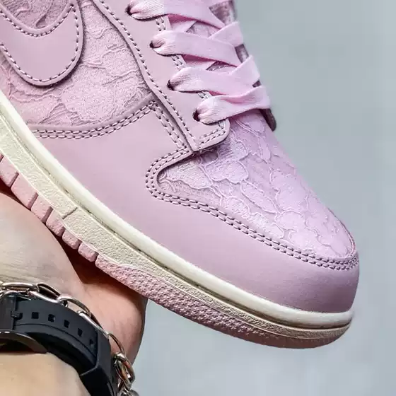 Putian High Version Dunk Board Shoes Women's Lace Lace Pink Casual Shoes Fashion Low Side Trendy Shoes Women's sneaker