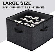 鞋子收纳神器宿舍家用透明鞋柜密封防尘整理鞋架放后备箱车载鞋盒